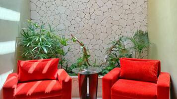 Sala de estar en el lobby