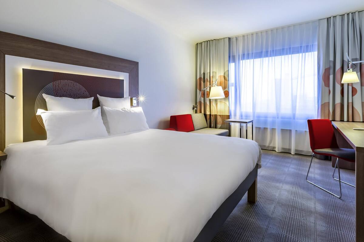 Ropa de cama de alta calidad y minibar