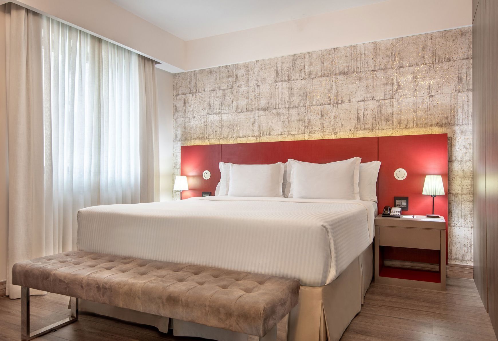 Minibar, in-room safe, desk, blackout drapes