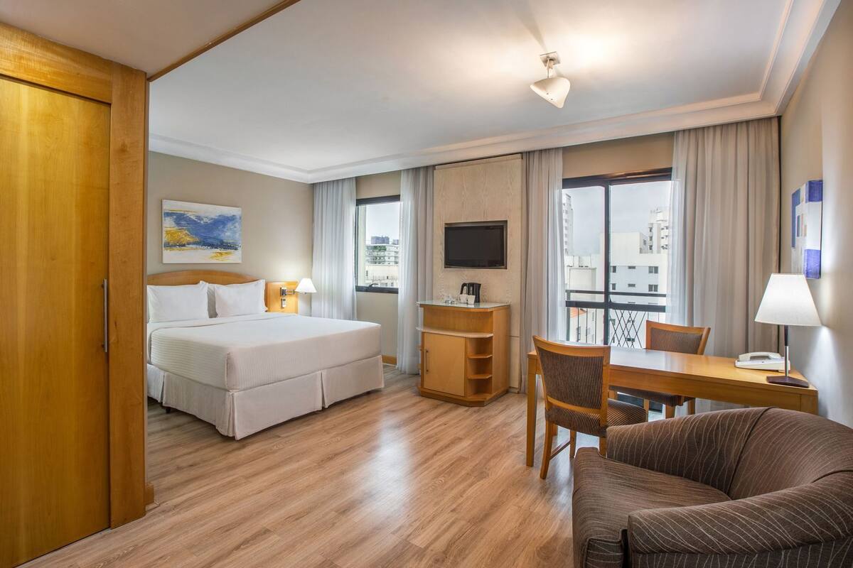 Minibar, in-room safe, desk, blackout drapes