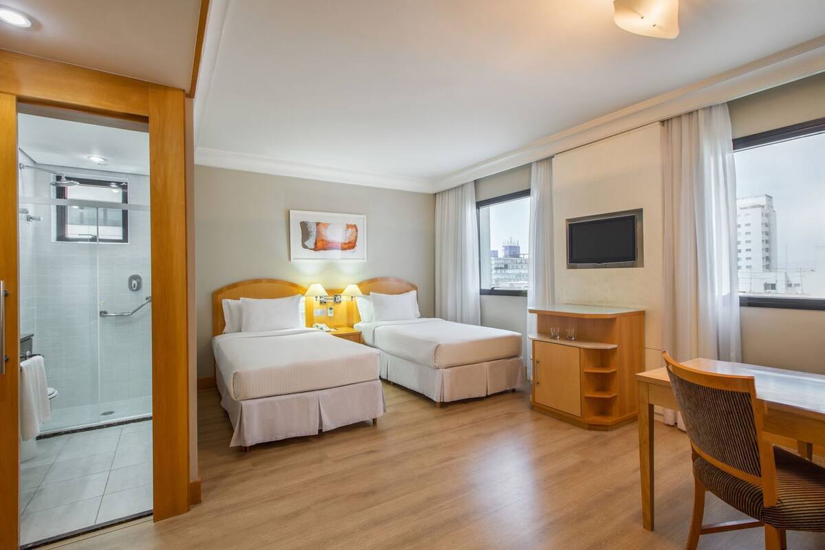 Minibar, in-room safe, desk, blackout drapes