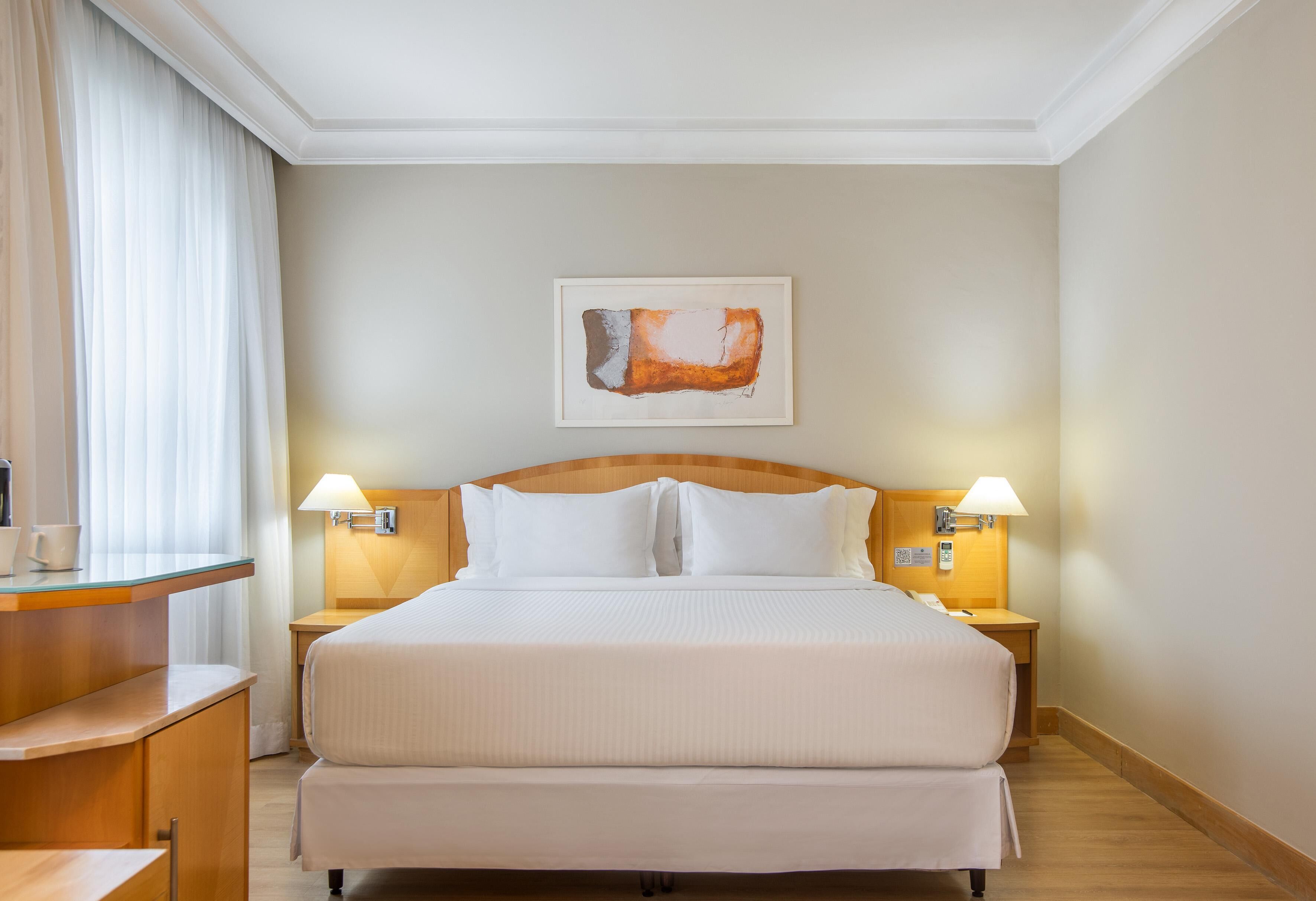 Minibar, in-room safe, desk, blackout curtains