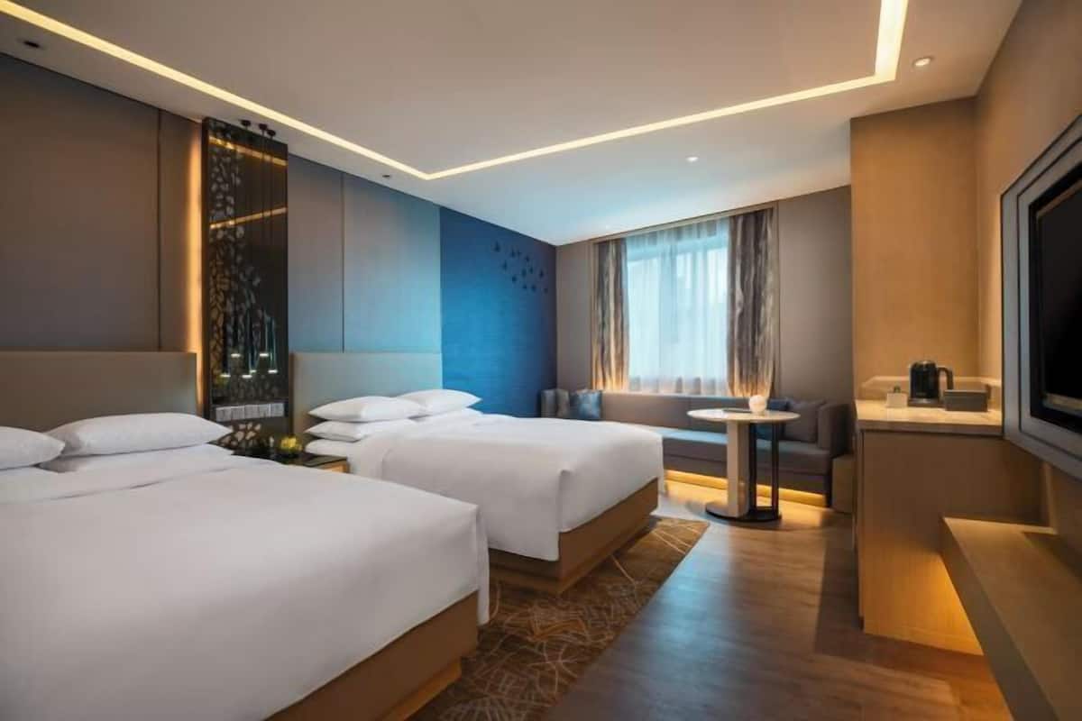 Biancheria da letto di alta qualità, copriletto in piuma, minibar