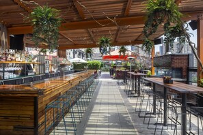 Bar på tagterrassen