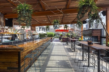 Rooftop bar at Park South Hotel, part of JdV by Hyatt