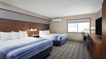 Room, 2 Queen Beds, Non Smoking | Desk, blackout drapes, iron/ironing board, free cribs/infant beds
