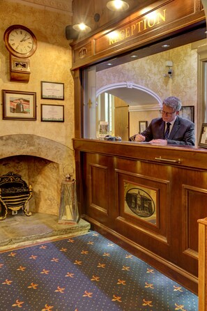 Interior entrance