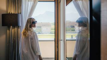 Deluxe-Doppelzimmer, Bergblick | Blick auf den Garten