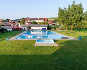 Seasonal outdoor pool