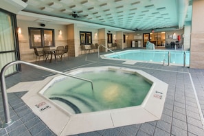 Indoor pool, outdoor pool