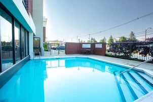 Indoor pool, outdoor pool