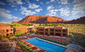 Utsikt over resort