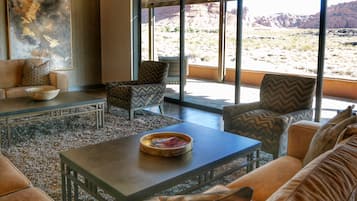 Sala de estar en el lobby