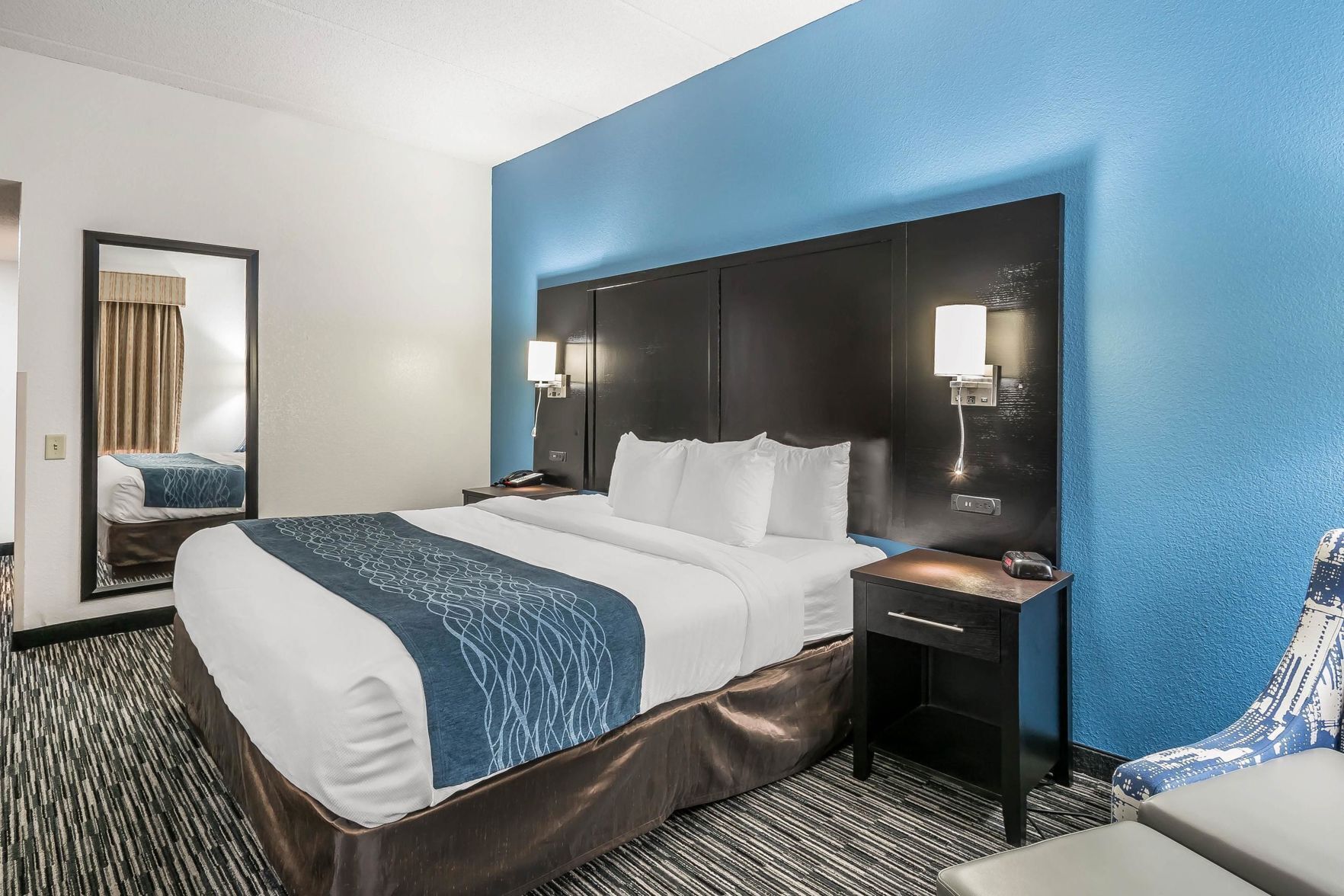In-room safe, desk, blackout drapes, iron/ironing board