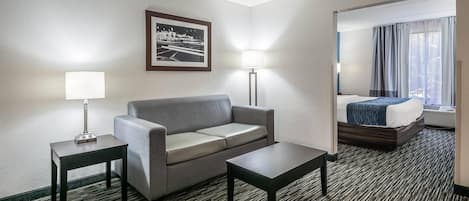 In-room safe, desk, blackout curtains, iron/ironing board