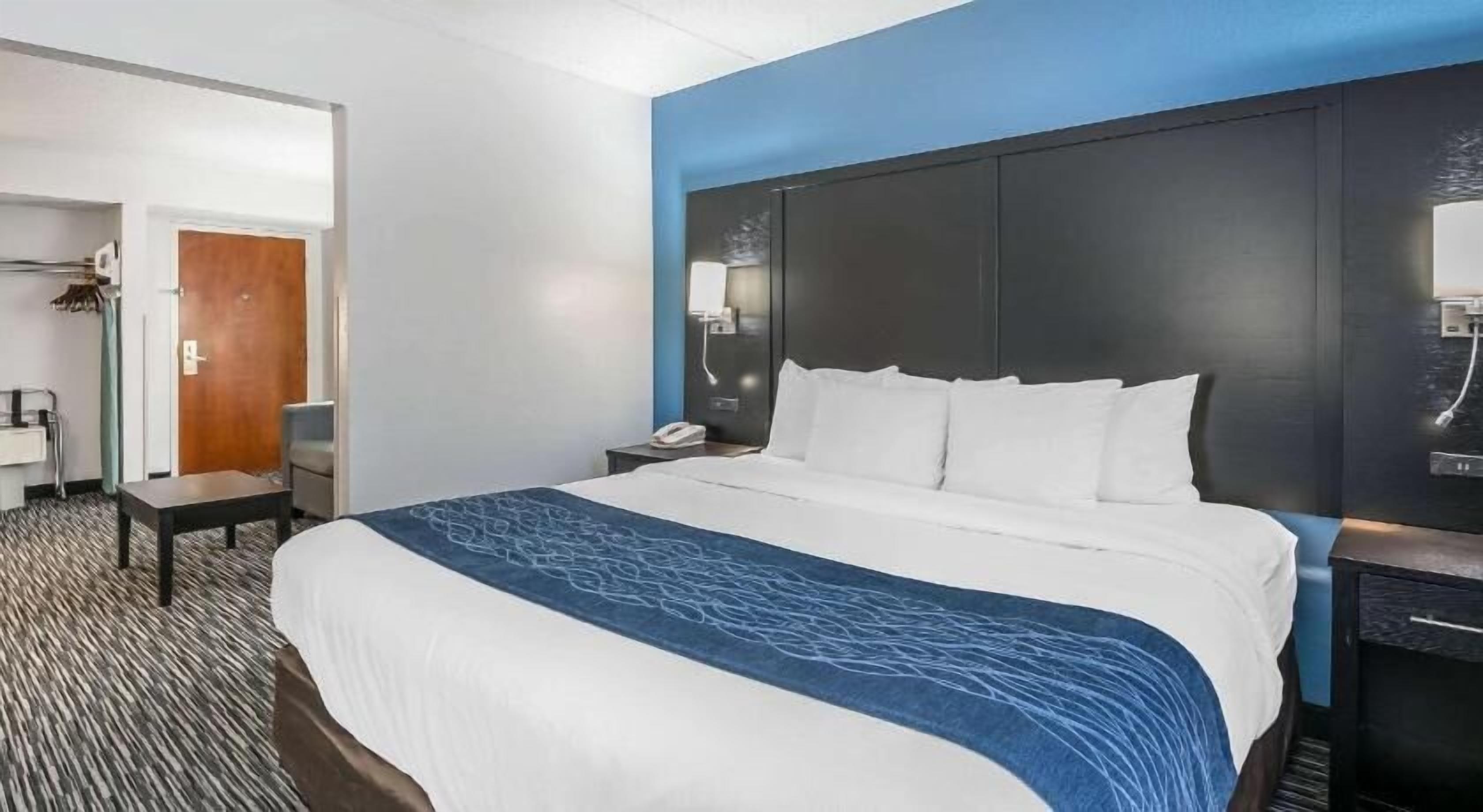 In-room safe, desk, blackout drapes, iron/ironing board
