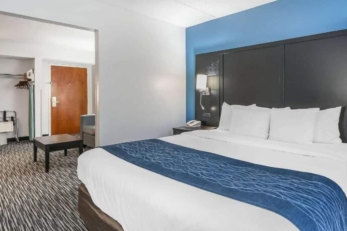 In-room safe, desk, blackout drapes, iron/ironing board