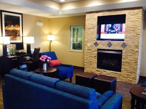 Sala de estar en el lobby