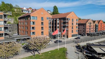 Majoituspaikan julkisivu