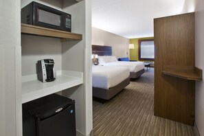 Suite, 2 Queen Beds | In-room safe, desk, laptop workspace, blackout drapes