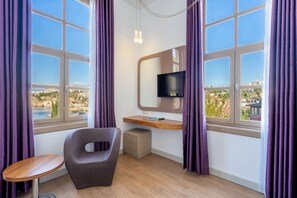 Deluxe-Zimmer, 1 Doppelbett, Nichtraucher, Meerblick | Wohnbereich