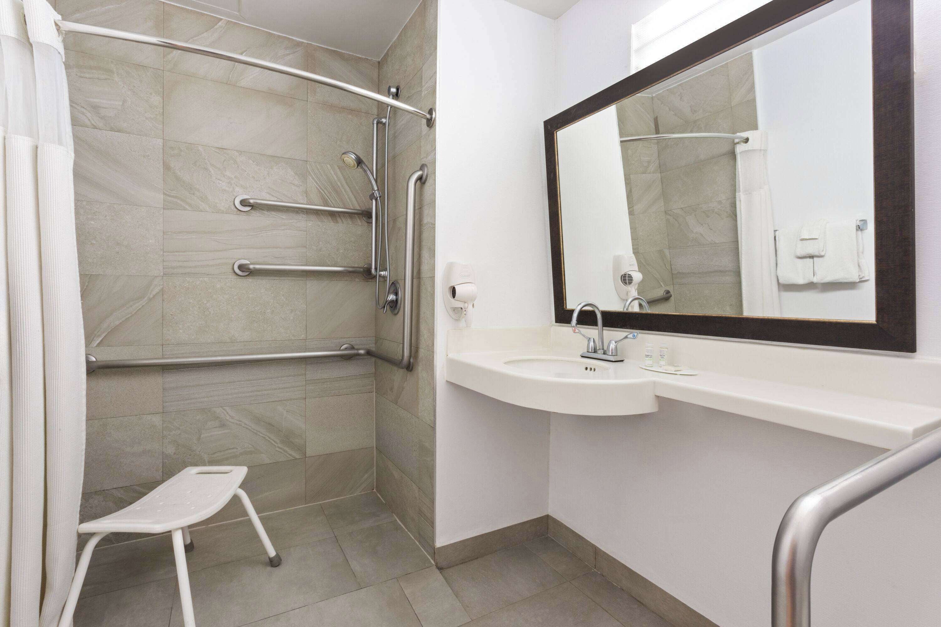 room, 1 queen bed, accessible, non smoking | accessible bathroom