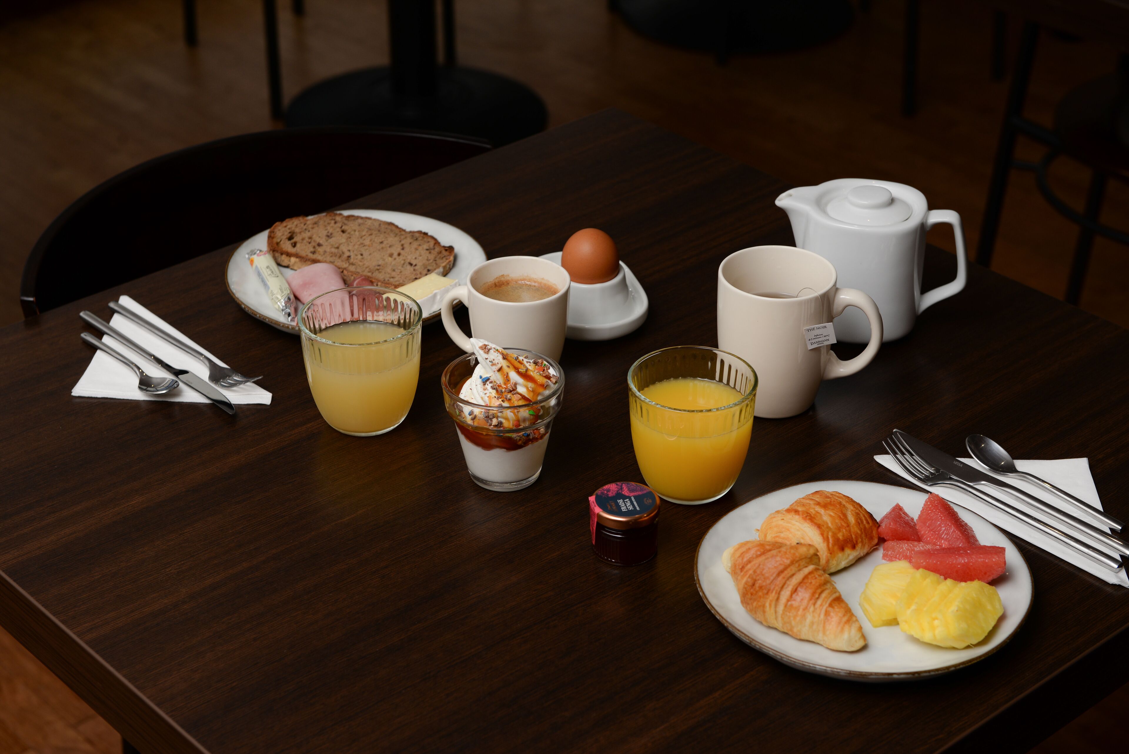 daily buffet breakfast (eur 14 per person)