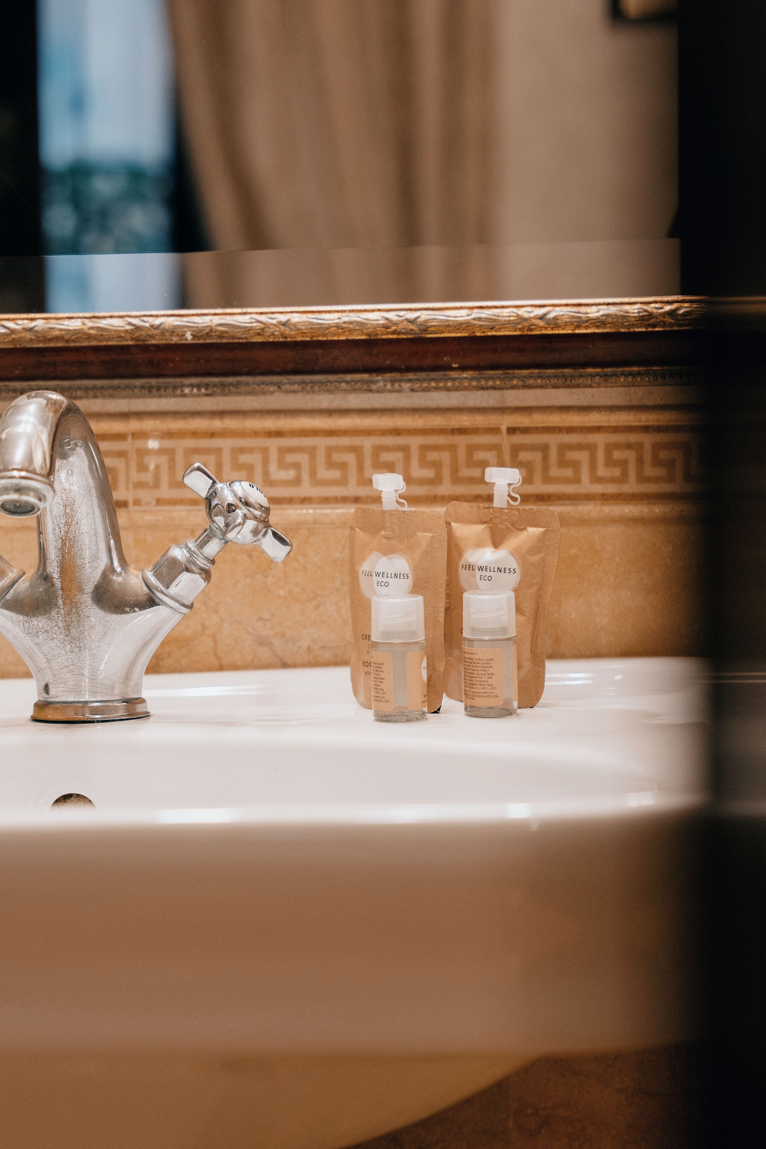 free toiletries, hair dryer, dressing gowns, slippers