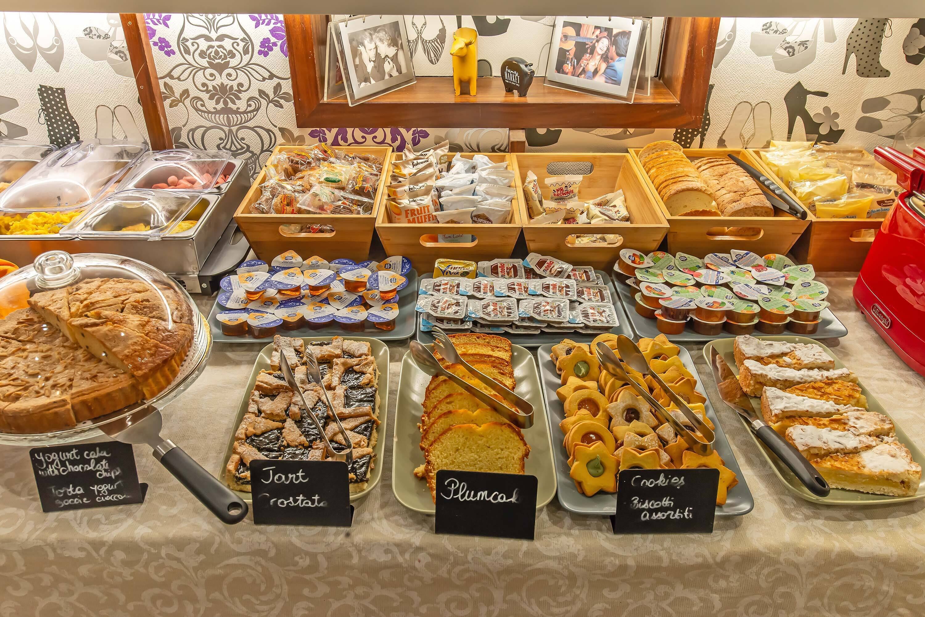 daily buffet breakfast (eur 5 per person)
