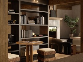 Sala de estar en el lobby