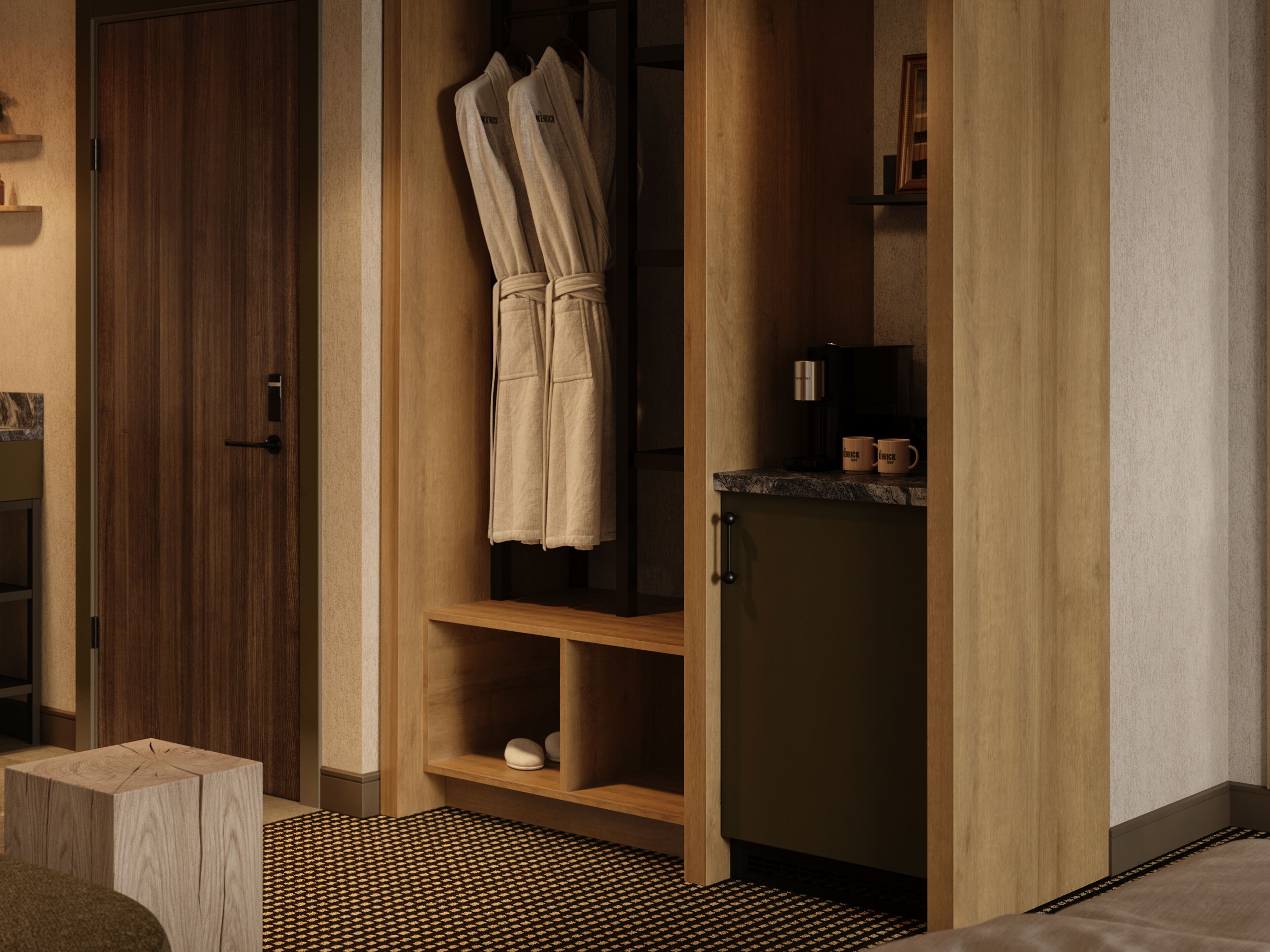 premium bedding, soundproofing, free cots/infant beds, free wifi