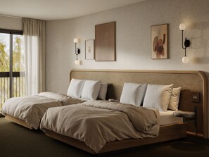 1 bedroom, premium bedding, free WiFi, bed sheets