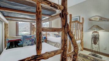 Individually decorated, individually furnished, iron/ironing board