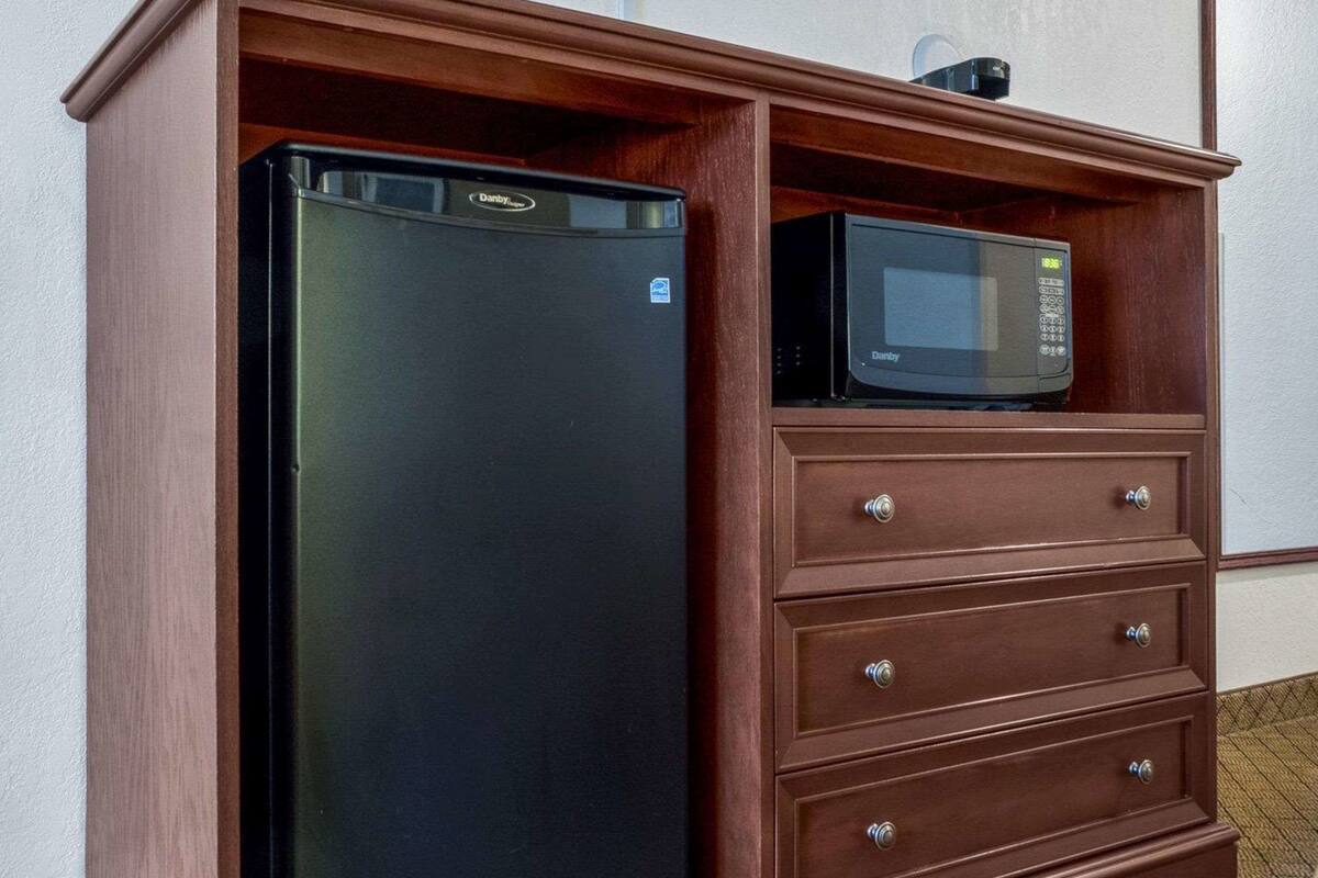 pillow-top beds, desk, laptop workspace, iron/ironing board