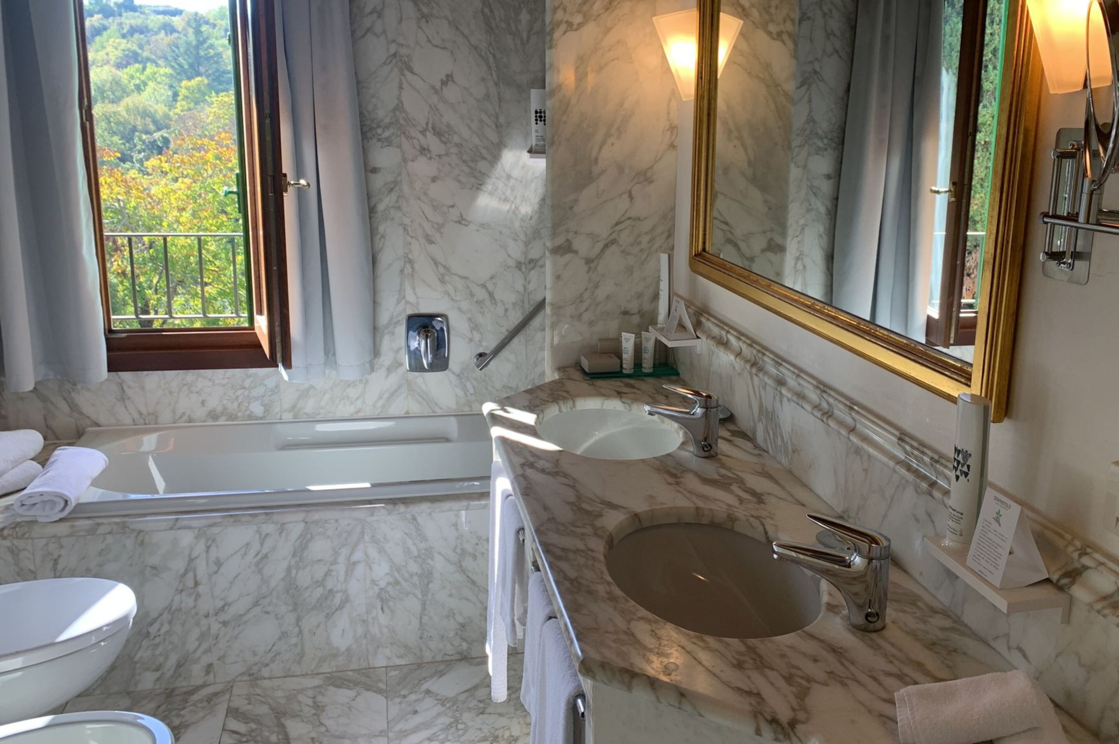 suite | bathroom | free toiletries, hair dryer, bathrobes, slippers