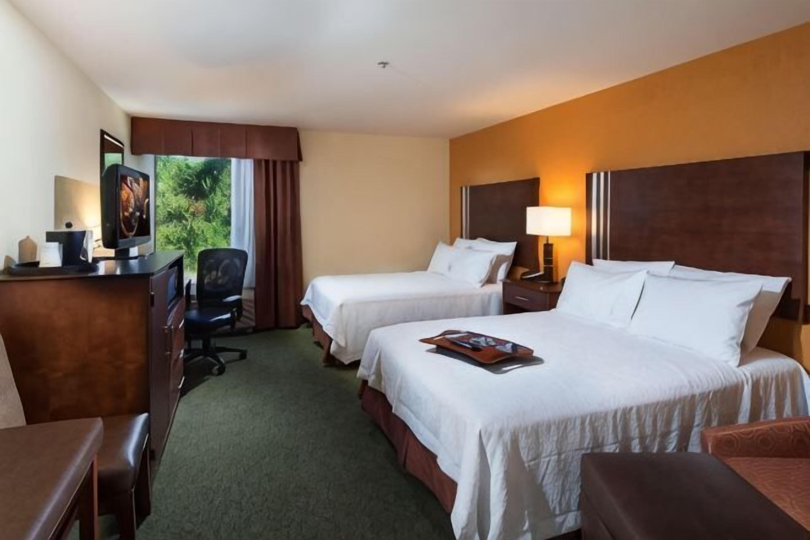 Hypo-allergenic bedding, pillowtop beds, blackout drapes