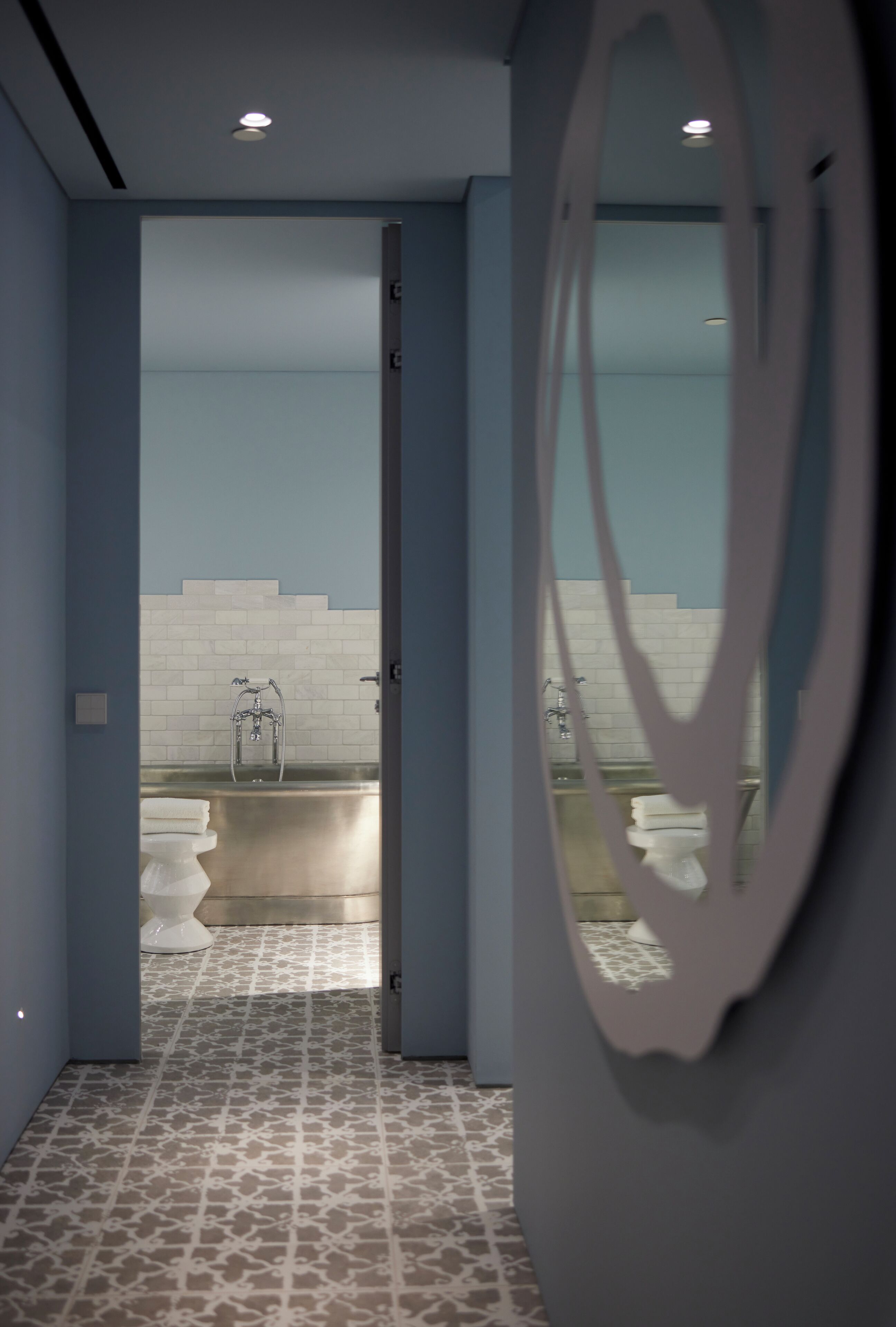 athina suite | bathroom | eco-friendly toiletries, hair dryer, slippers, towels