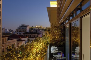 Chill Room with balcony shower | View from room - Fresh Hotel, a Member of Design Hotels (Athens)