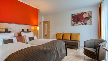 Apartamento familiar | Escritorio, cortinas opacas, wifi y ropa de cama