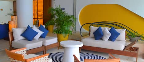 Lobby sitting area