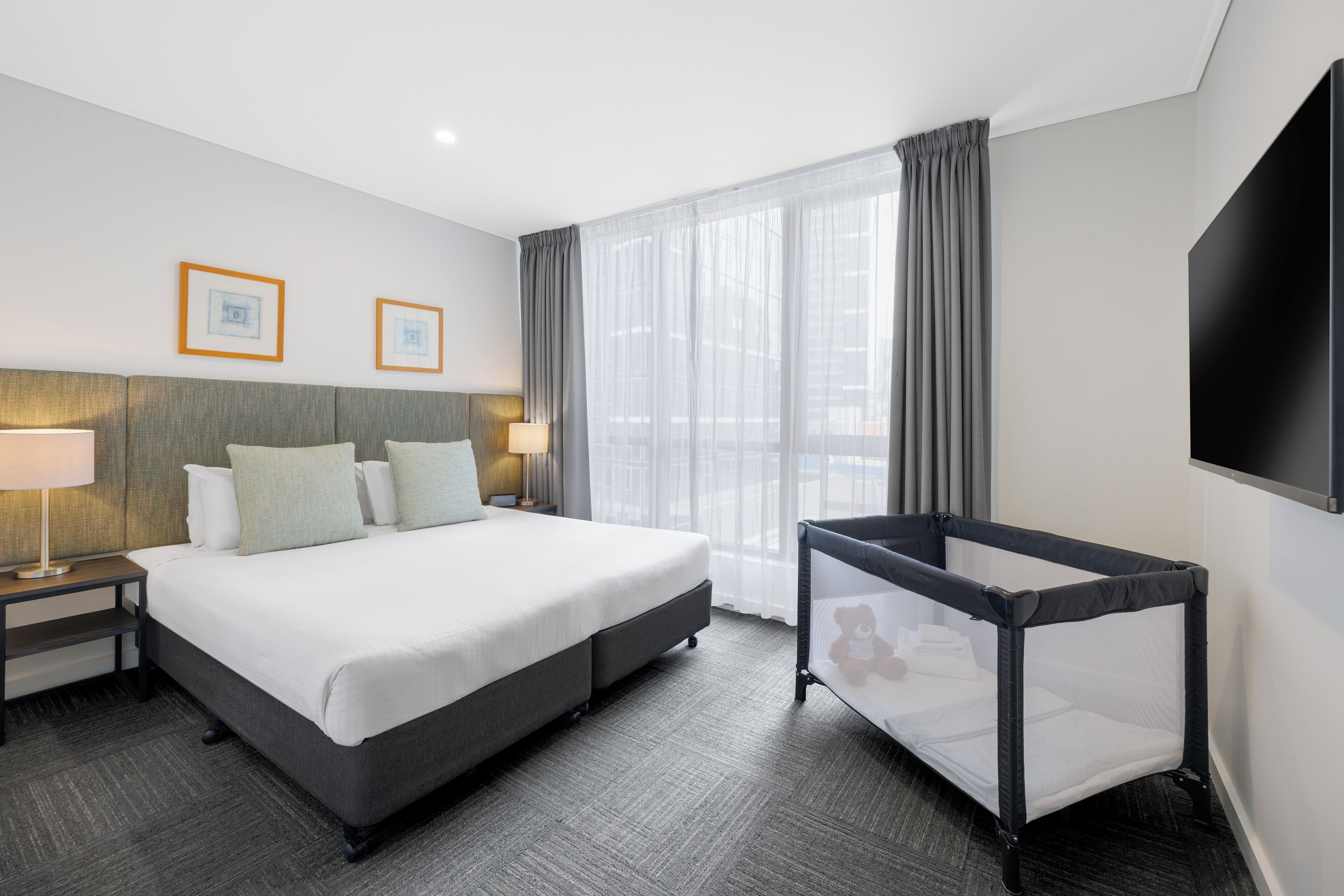 Appartamento Standard, 2 camere da letto | Una cassaforte in camera, una scrivania, postazione laptop