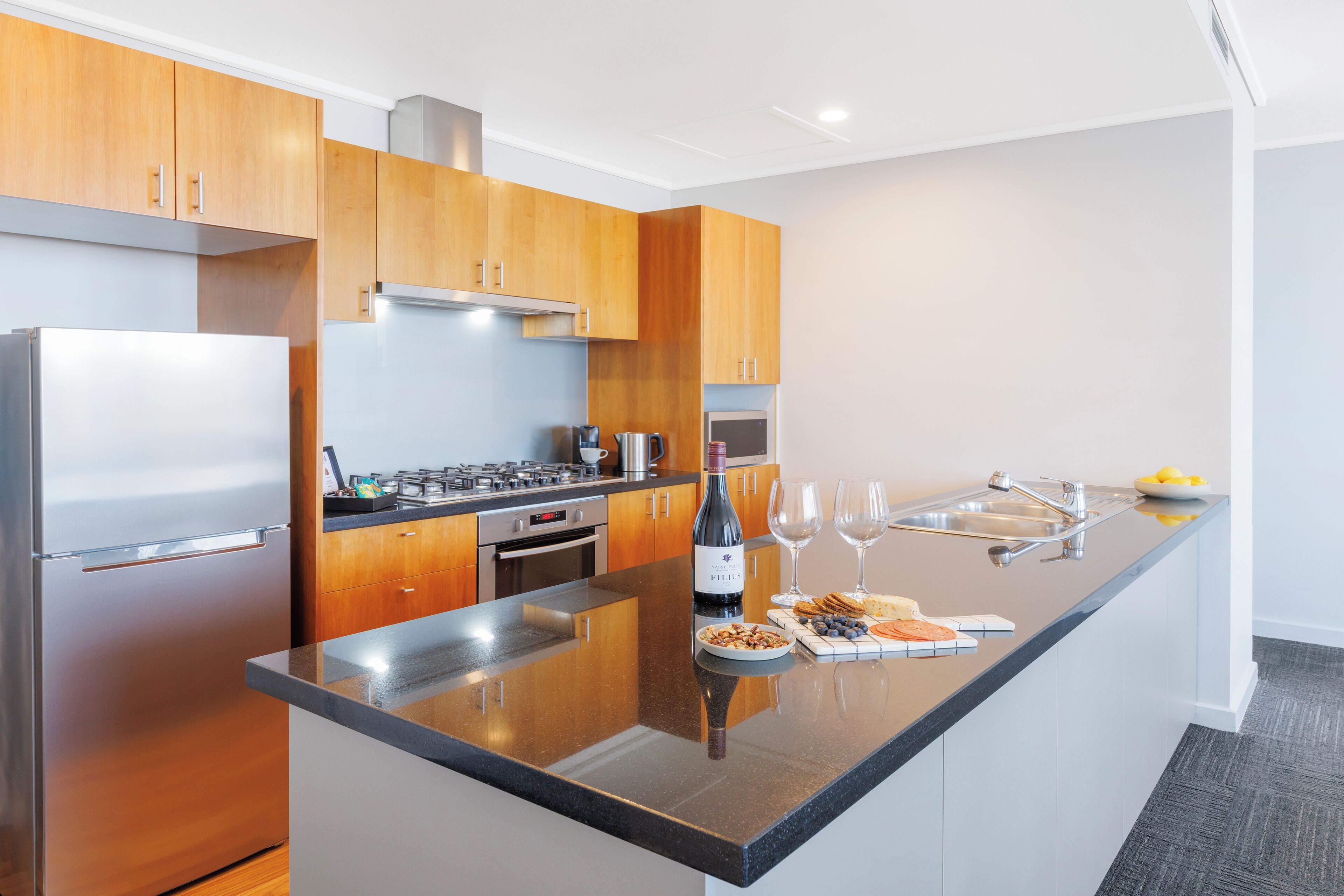 Deluxe Two Bedroom Two Bathroom Apartment | Private kitchen