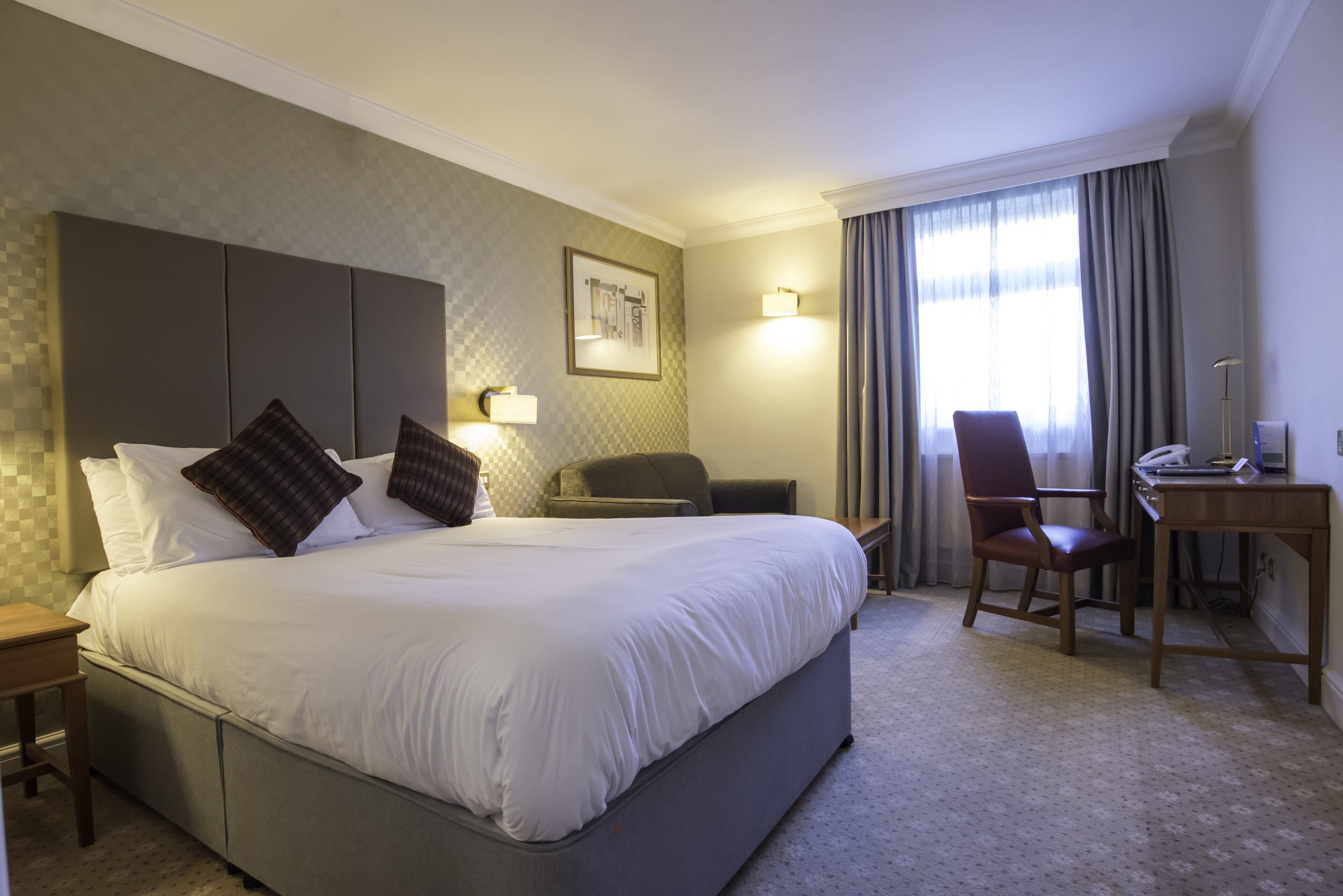 Executive Double Room | In-room safe, desk, laptop workspace, blackout drapes