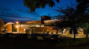 Front of property - evening/night