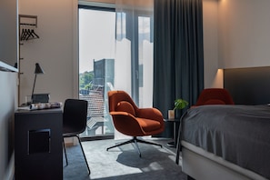 Business-Zimmer, Nichtraucher | Verdunkelungsvorhänge, kostenloses WLAN, Bettwäsche