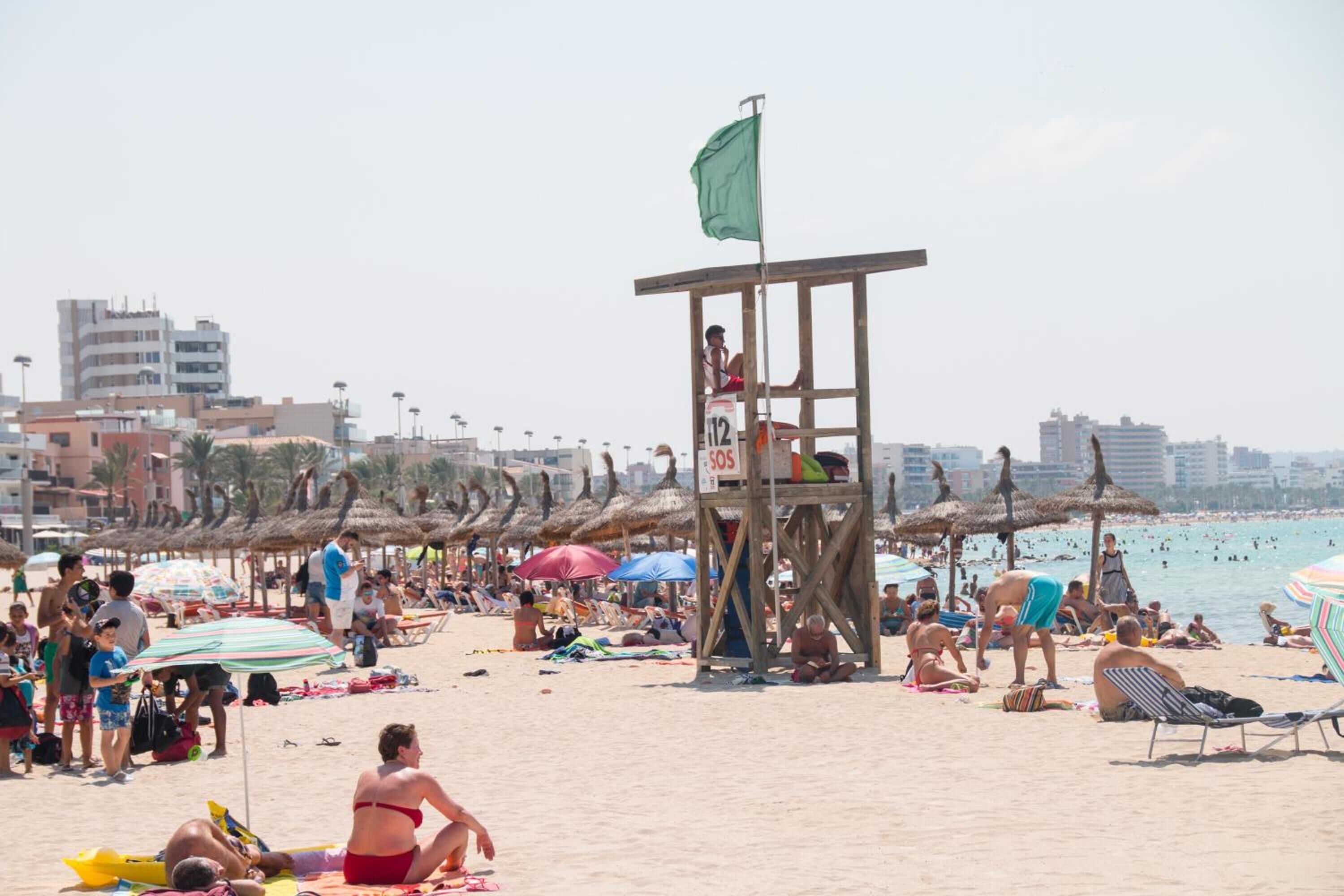 Vlak bij het strand