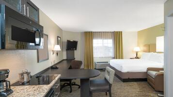 In-room safe, desk, iron/ironing board, WiFi (free)