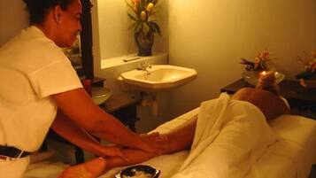 Deep-tissue massages, facials, manicures and pedicures, massages