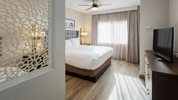 In-room safe, iron/ironing board, free cribs/infant beds, bed sheets