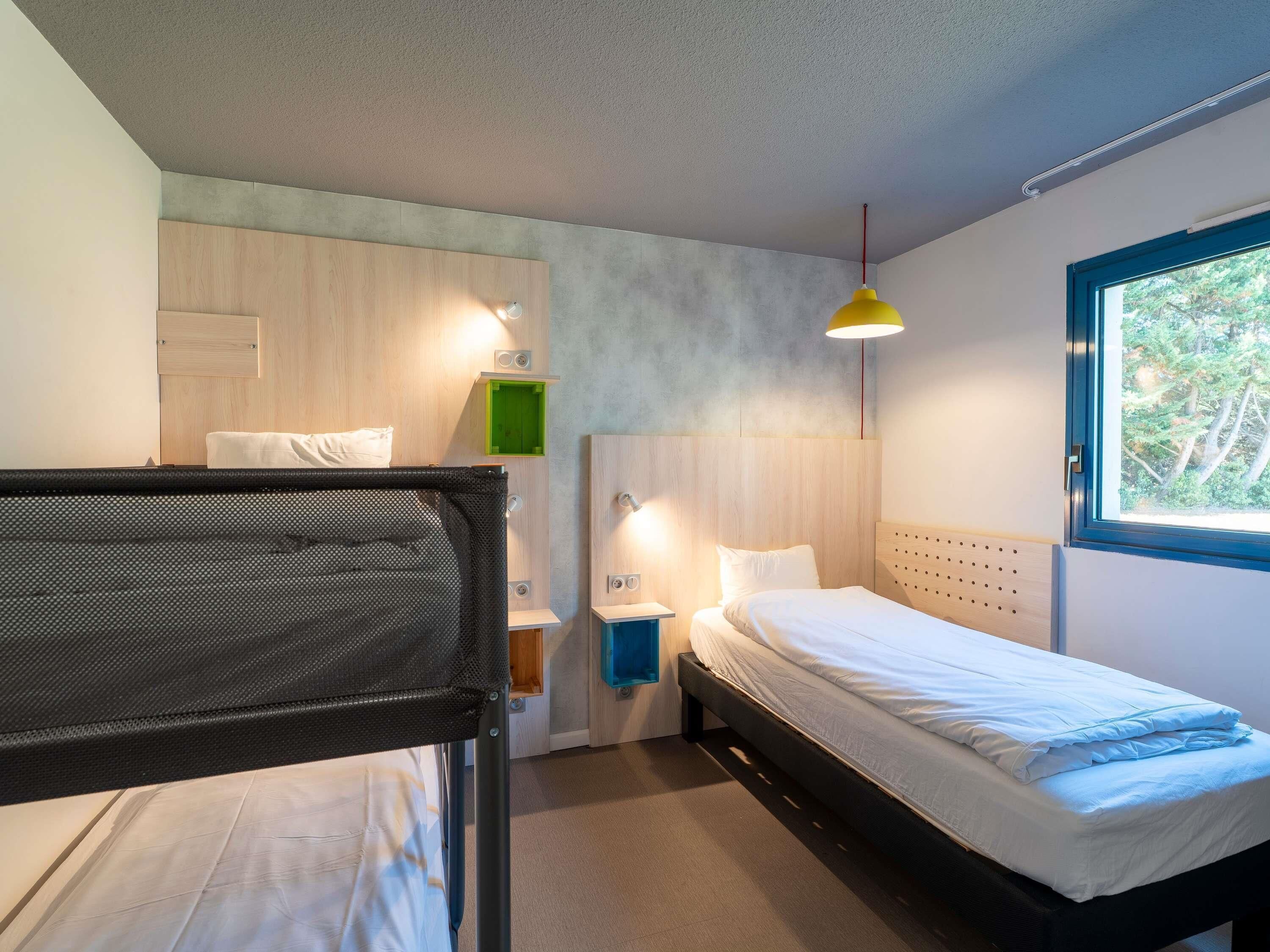 soundproofing, free cots/infant beds, free wifi, bed sheets